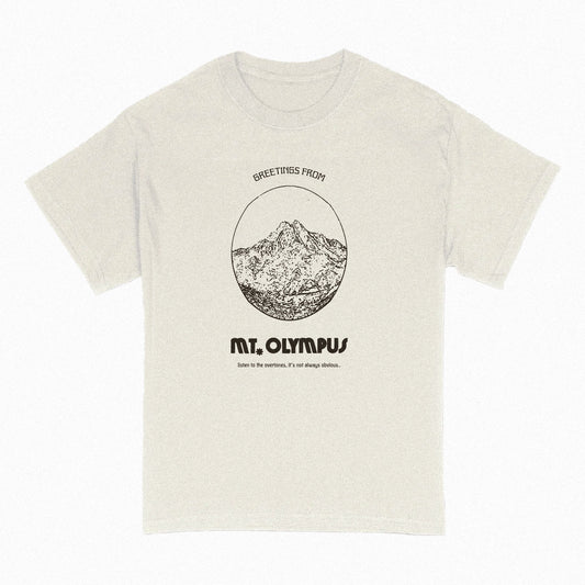 Greetings from Mt. Olympus T-shirt - Ivory